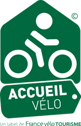 Logo du label Accueil Vélo, délivré par France Vélo Tourisme